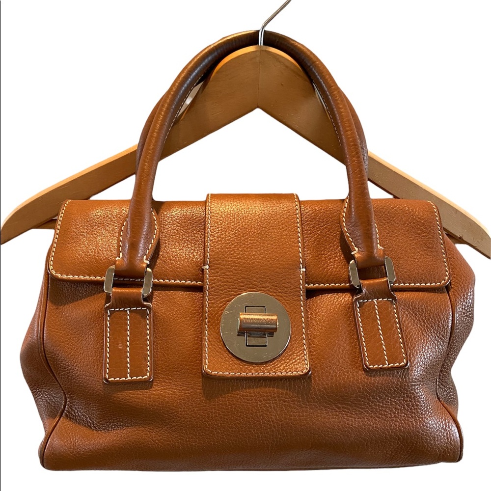 Tiffany & Co Manhattan Satchel Tan